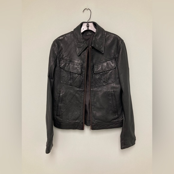 Paul Smith Leather Jacket. Size Large. Brand new never worn. - Picture 12 of 15